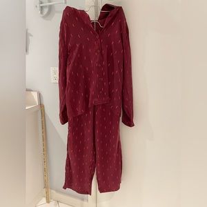 MARINE LAYER Washable Silk PJ in Lightning Bolt Print SET